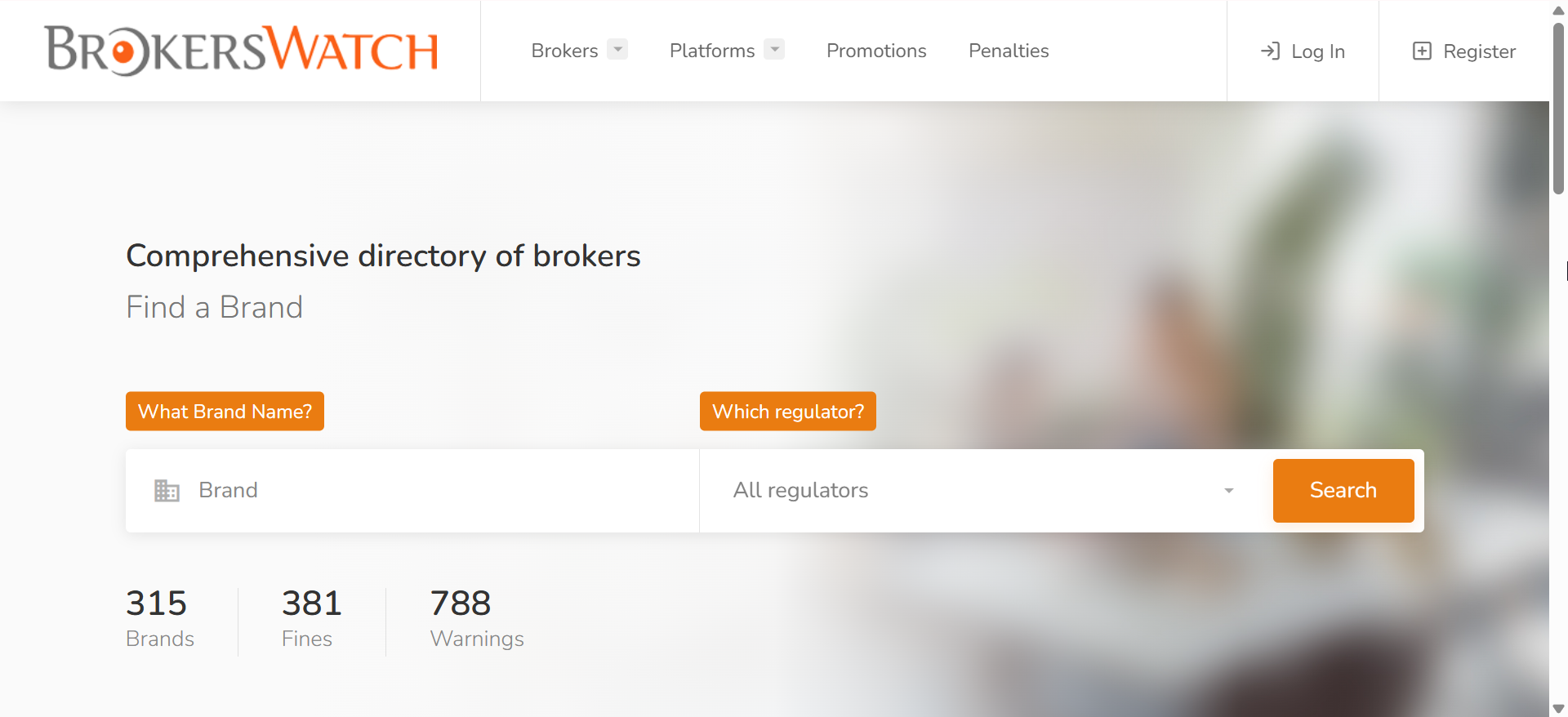 BrokersWatch Broker Directory Platform project screenshot