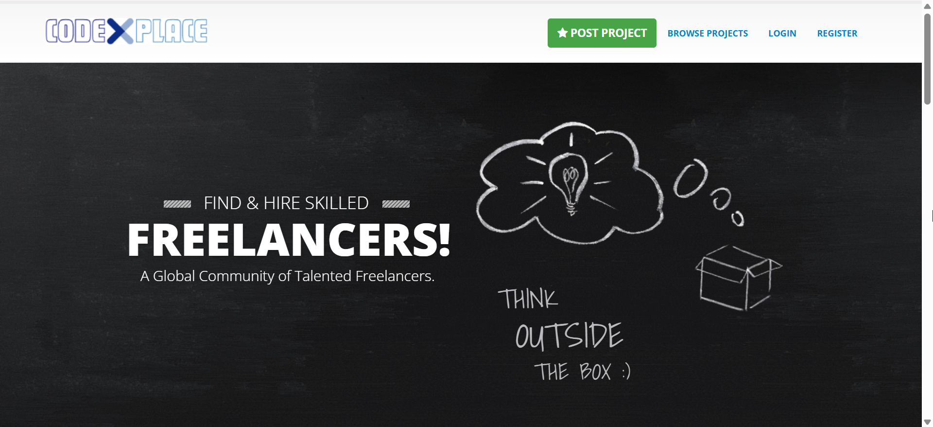 CodexPlace Freelancer Marketplace project screenshot
